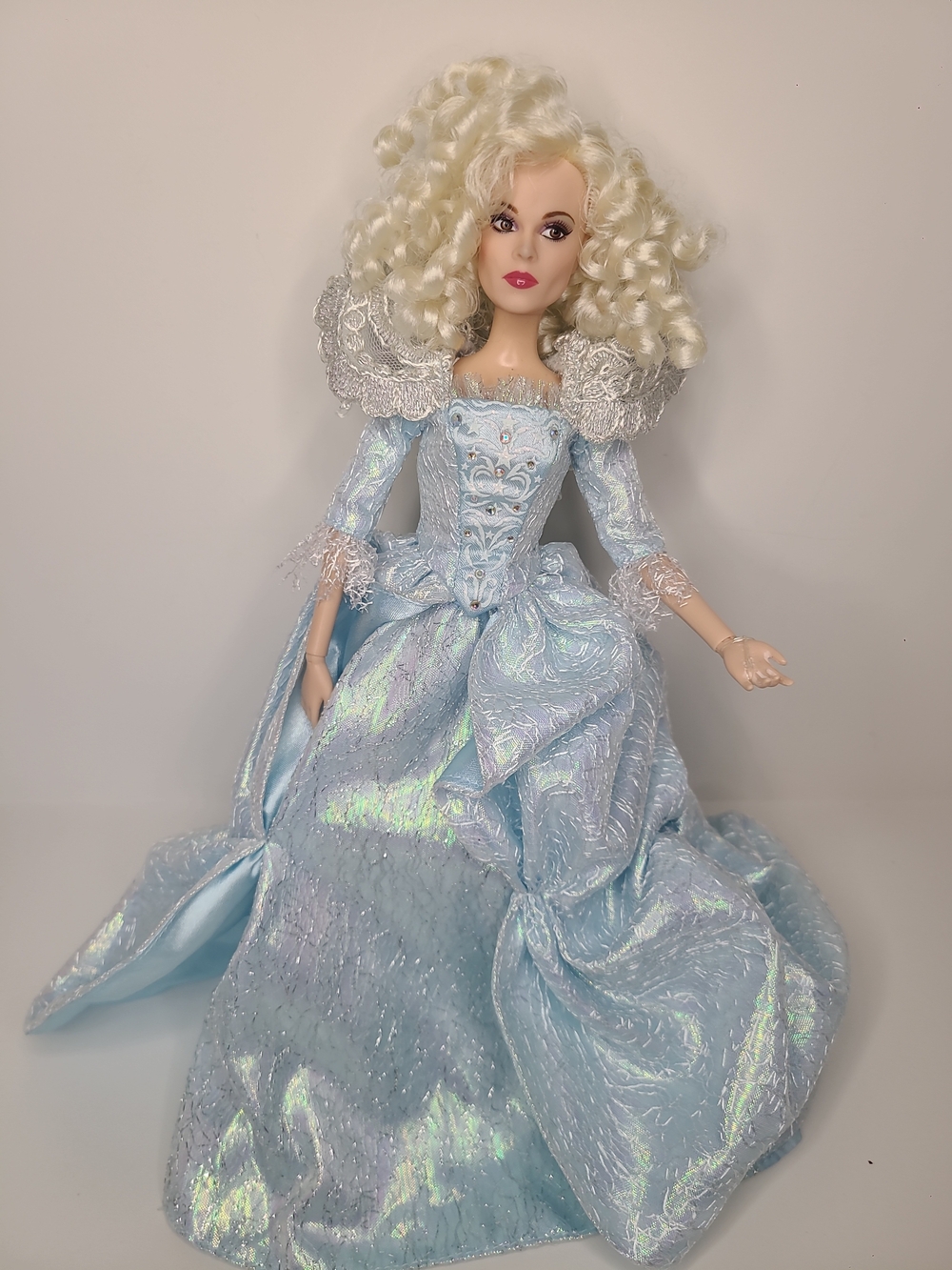 Disney Store Fairy Godmother Cinderella Film Live Action God Mother Doll